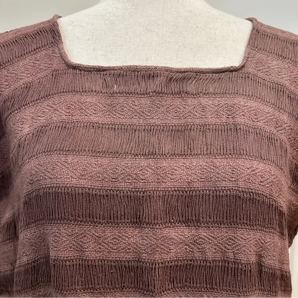 Treadle Loom blouse made in Oaxaca Mexico. Blusa deshilada! - Picture 3 of 7